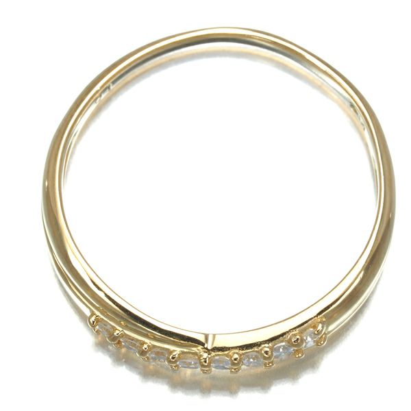 ダイヤ 0.10ct   リング K18YG 