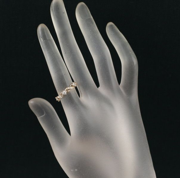 ダイヤ 0.14ct   リング K18PG 