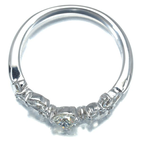ダイヤ 0.80ct 4種カット  リング K18WG 