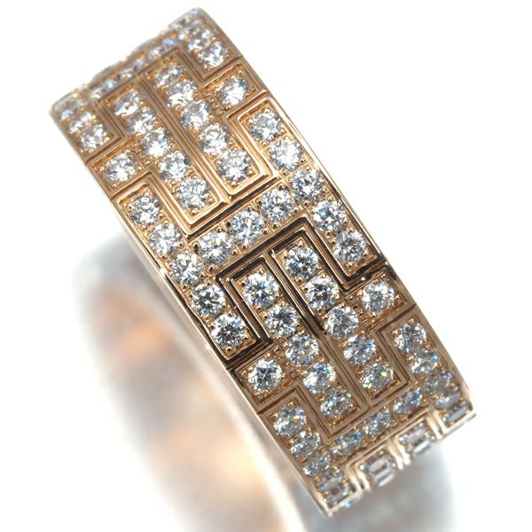 エルメス リング ダイヤ 1.18ct キリム フルエタニティ 51号 K18PG 保証書