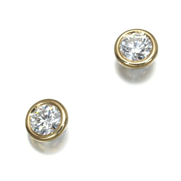 ティファニー ピアス ダイヤ 0.2ct/0.2ct程 バイザヤード K18YG 