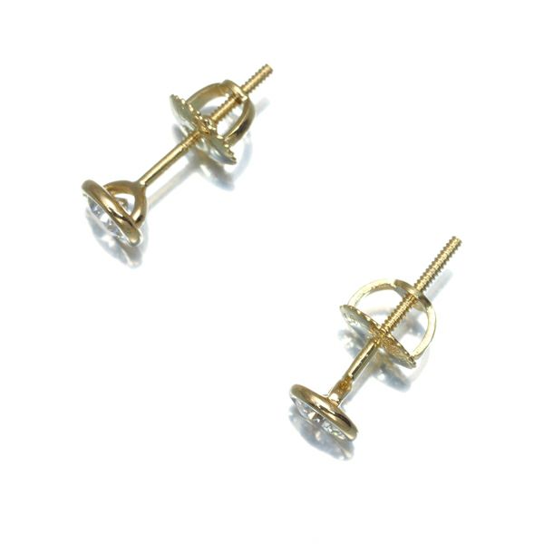 ティファニー ピアス ダイヤ 0.2ct/0.2ct程 バイザヤード K18YG 