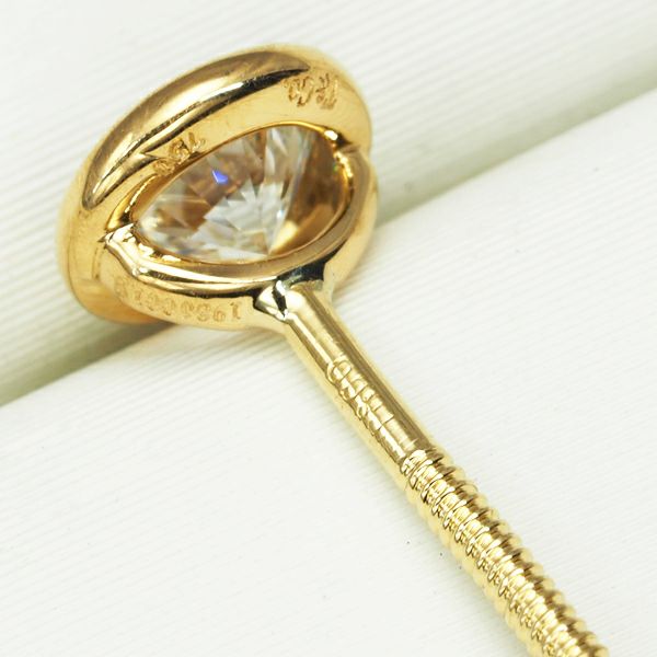 ティファニー ピアス ダイヤ 0.2ct/0.2ct程 バイザヤード K18YG 