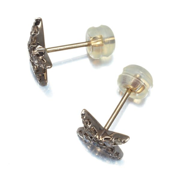 カシケイ ピアス ダイヤ 0.40ct ネイキッド K18BG 