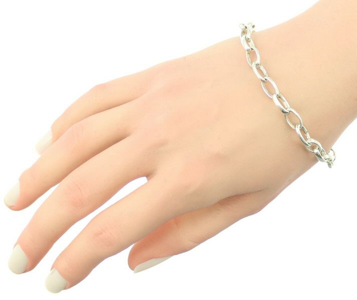 グッチ ブレスレット 17刻印 チェーン シルバー 925 