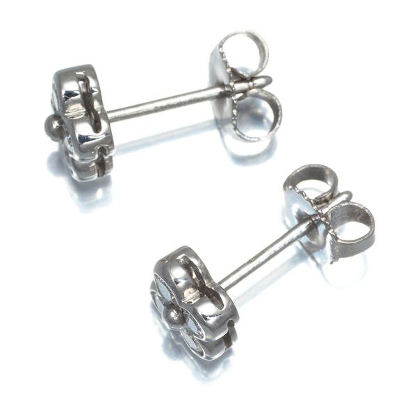 ティファニー ピアス ダイヤ ベゼル  Pt950 
