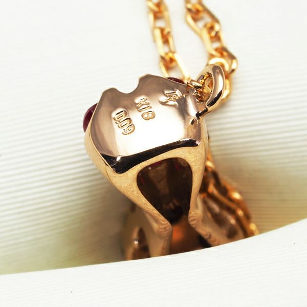 アーカー ネックレス ダイヤ 0.10ct ビリーブユー K18YG 