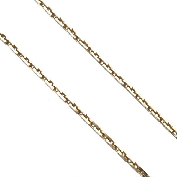 カルティエ チェーンネックレス リンクスレーブ 46cm K18YG 