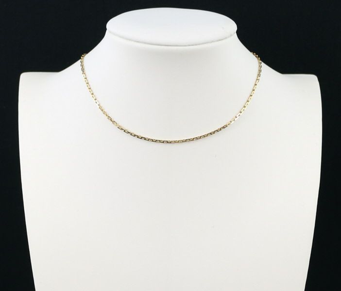 カルティエ チェーンネックレス リンクスレーブ 46cm K18YG 