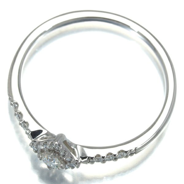 スタージュエリー リング ダイヤ 0.10ct スクエア  8号 Pt950 