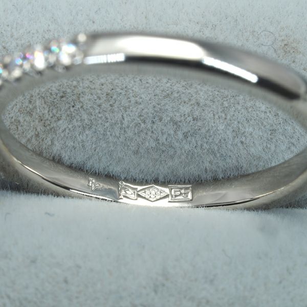 ポンテヴェキオ リング ダイヤ 0.13ct  10号 Pt999