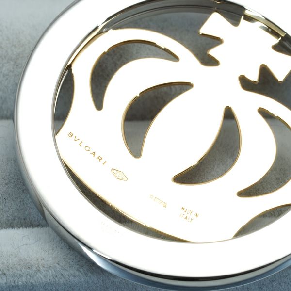 ブルガリ ペンダントトップ  トンドクラウン  K18YG/SS 