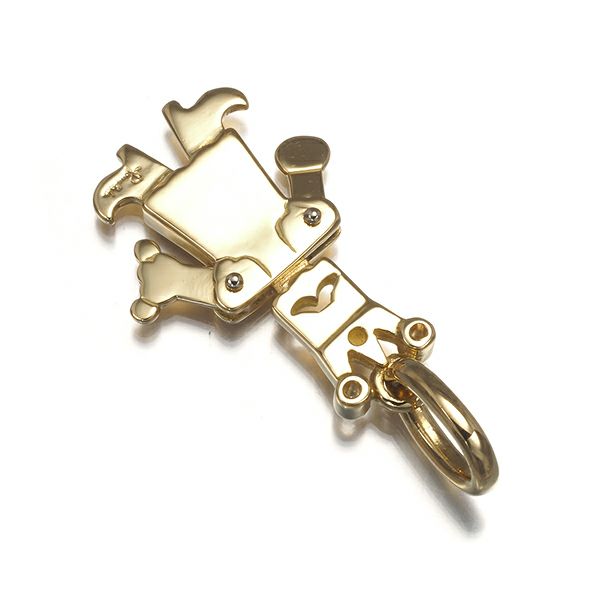 ポメラート ペンダントトップ   キング K18YG/WG 
