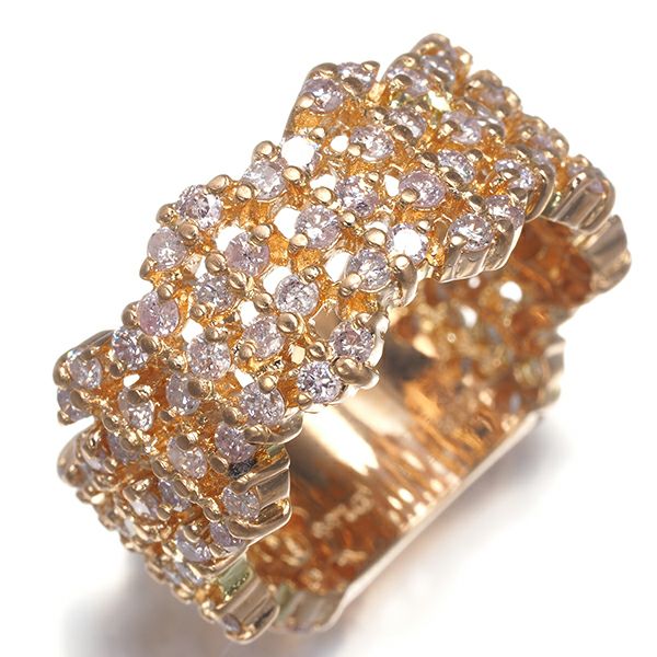 ピンクダイヤ 1.55ct   リング K18PG ソーティング
