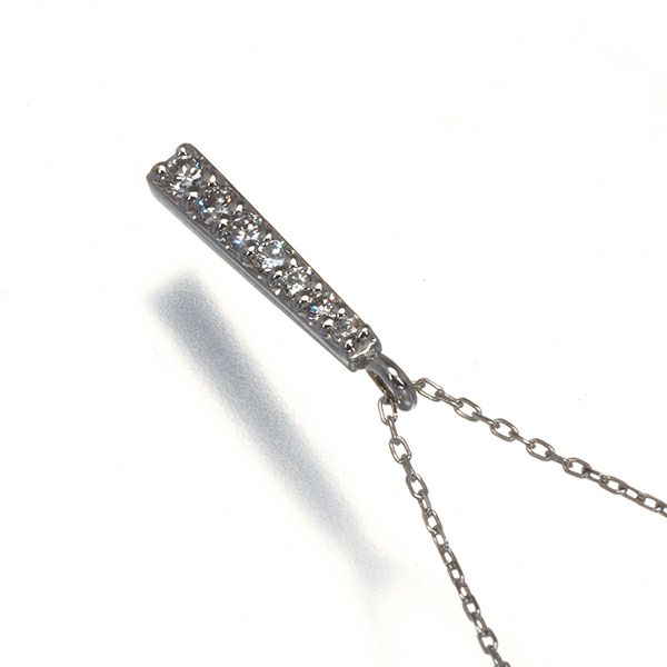 カナル4℃ ネックレス ダイヤ   K18WG 