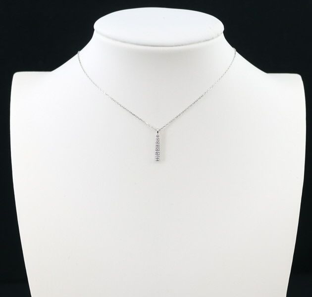 カナル4℃ ネックレス ダイヤ   K18WG 