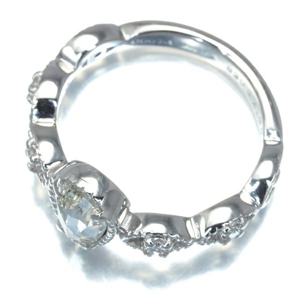 ローズカットダイヤ 0.572ct/0.058ct   リング Pt900 
