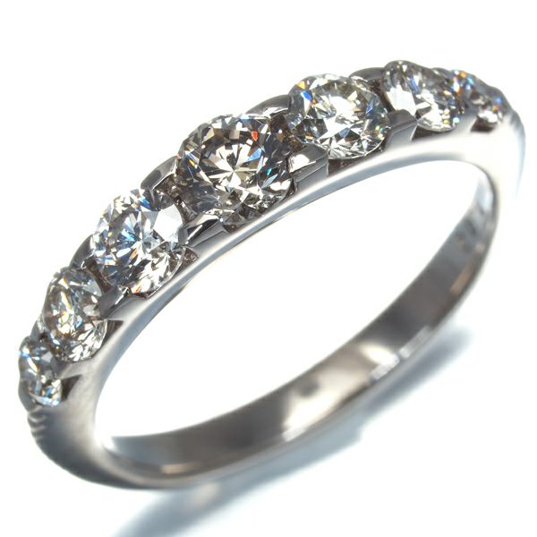 カシケイ リング ダイヤ 1.00ct ネイキッド 11号 K18BG 