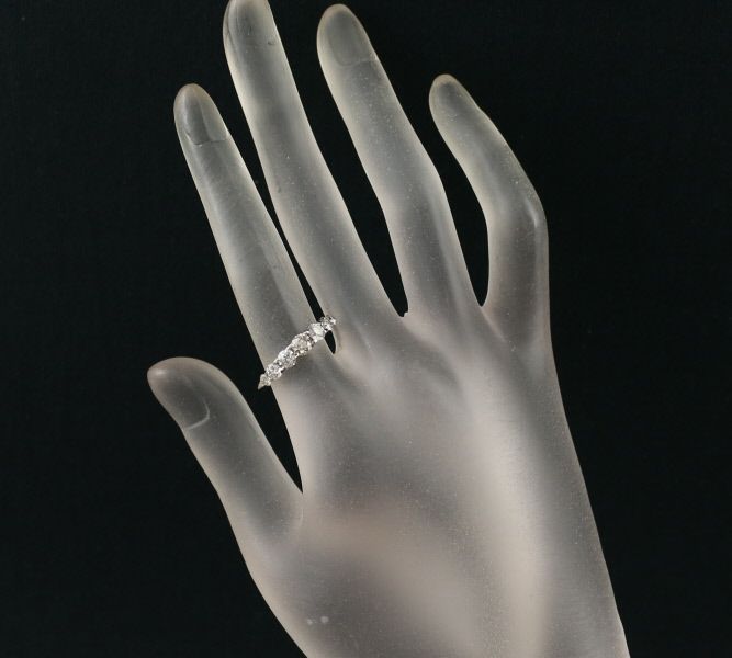 カシケイ リング ダイヤ 1.00ct ネイキッド 11号 K18BG 