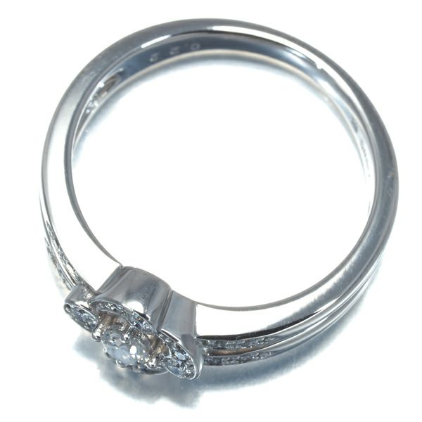 モニッケンダム リング ダイヤ 0.22ct イングリッシュローズ 11.5号 K18WG 