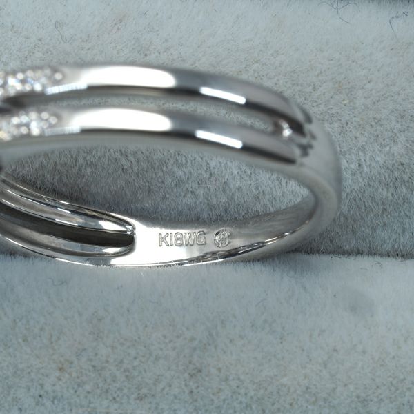 モニッケンダム リング ダイヤ 0.22ct イングリッシュローズ 11.5号 K18WG 