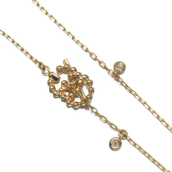 グッチ ブレスレット ダイヤ GGランニング  17刻印 K18YG