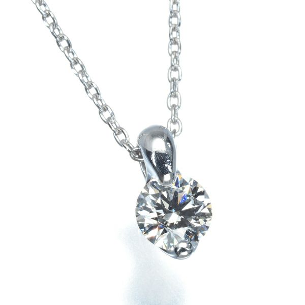 タサキ ネックレス ダイヤ 0.45ct  一粒 Pt900/Pt850 