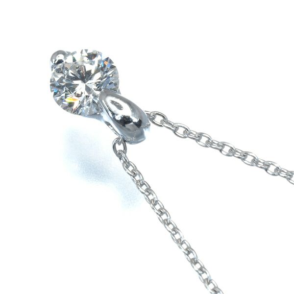 タサキ ネックレス ダイヤ 0.45ct  一粒 Pt900/Pt850 
