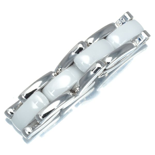 シャネル リング  ウルトラ J12 ミディアム 54号 K18WG/ホワイトセラミック 