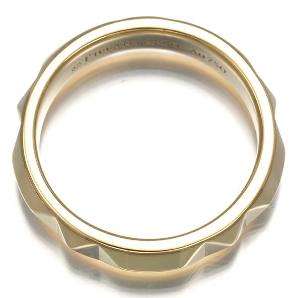 ティファニー リング  トゥルーバンド 4mm 12号 K18YG 