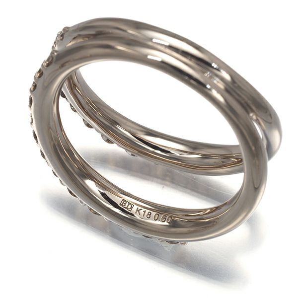 カシケイ リング ダイヤ 0.60ct マーシネス 12号 K18BG 