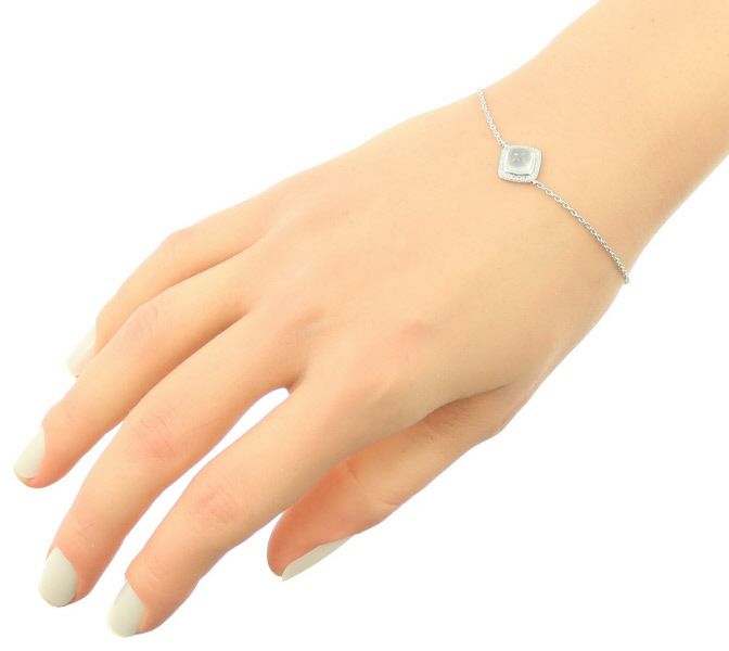 フレッド ブレスレット カルセドニー ダイヤ パンドゥスークル  K18WG 