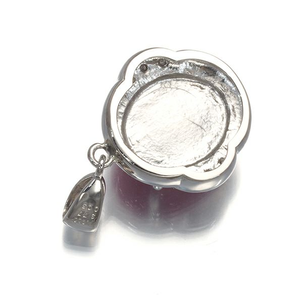 珊瑚 3.77ct ダイヤ 0.05ct   ペンダントトップ Pt900 