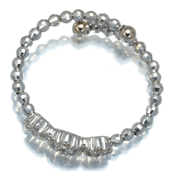 ダイヤ 0.20ct フリーサイズ  リング K18WG 