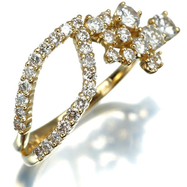 ダイヤ 1.00ct   リング K18YG 