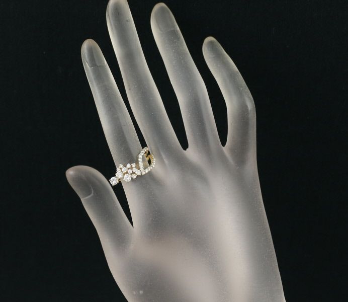 ダイヤ 1.00ct   リング K18YG 