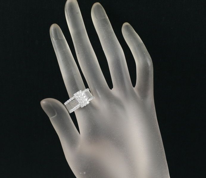 ダイヤ 1.00ct  透かし  リング Pt900 