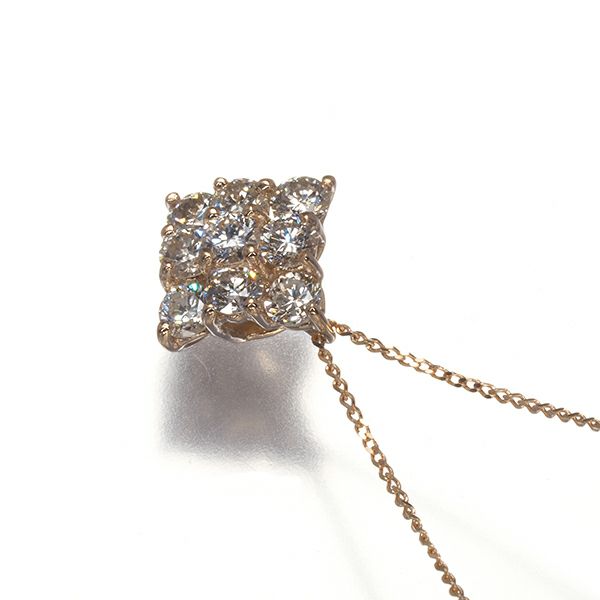 ダイヤ 0.50ct   ネックレス K18PG 