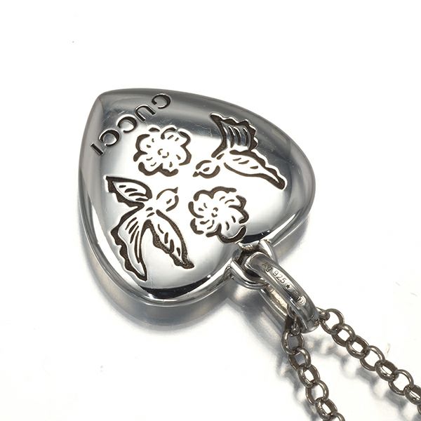 グッチ ネックレス  Blind for Love ハート シルバー925 