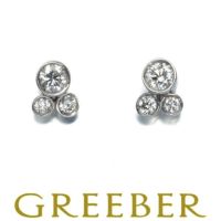 ポンテヴェキオ ピアス ダイヤ 0.10ct/0.10ct K18WG 