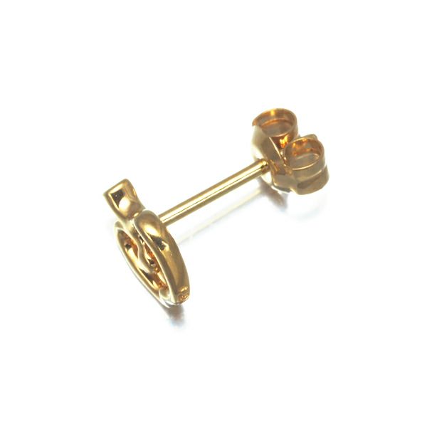ティファニー ピアス  アップル 片耳  K18YG 