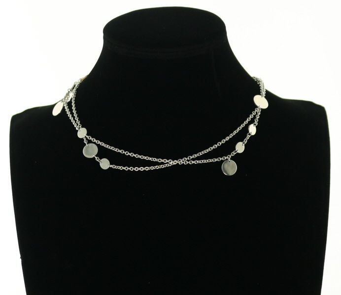 エルメス ネックレス  コンフェッティ セリエ ロング K18PG/シルバー925 