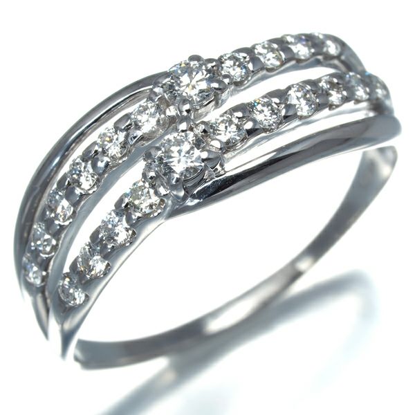 ダイヤ 0.46ct   リング K18WG 