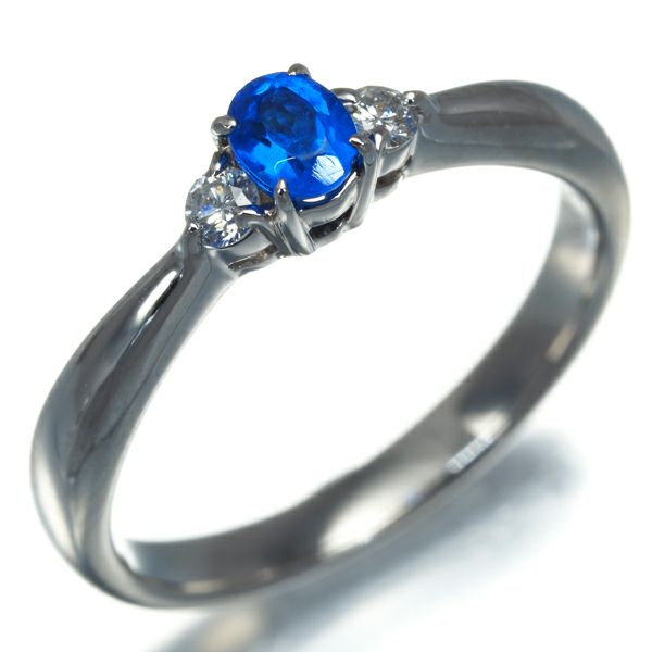 アウイナイト 0.13ct ダイヤ 0.06ct  リング Pt900 ソーティング