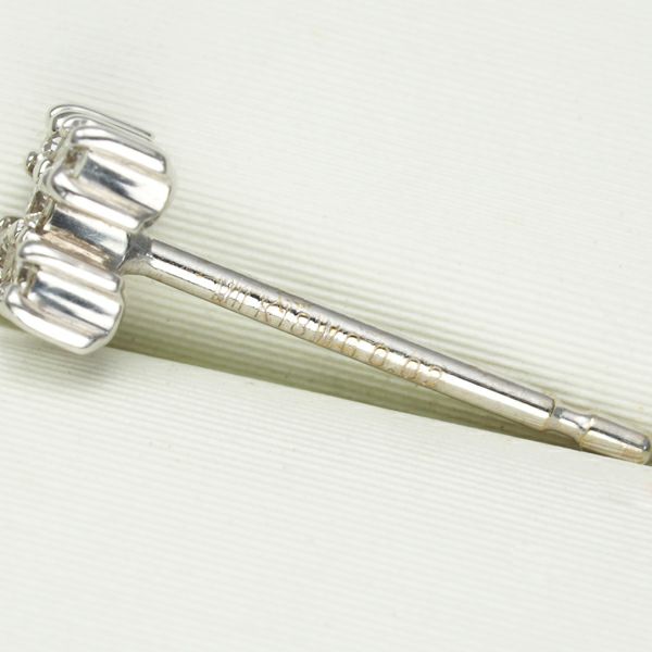 ミキモトペルリータ ピアス ダイヤ 0.02ct/0.02ct  クロス K18WG 