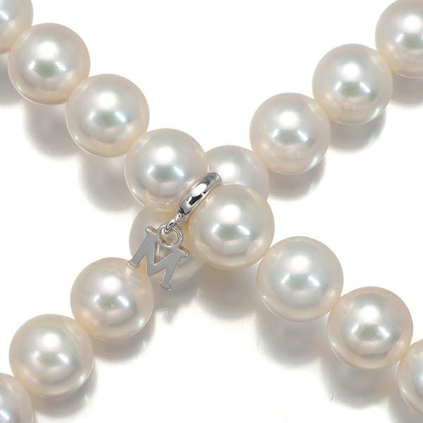 ミキモト ネックレス パール アコヤ真珠 8.0-8.5mm   K18WG 