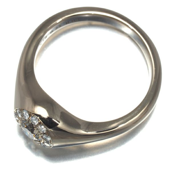 カシケイ リング ダイヤ 0.25ct/0.09ct モア 12号 K18BG 