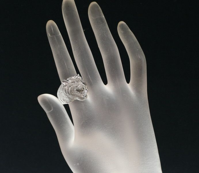 ダイヤ 0.48ct アニマル  トラ　タイガー リング 50ｇ　Pt900 