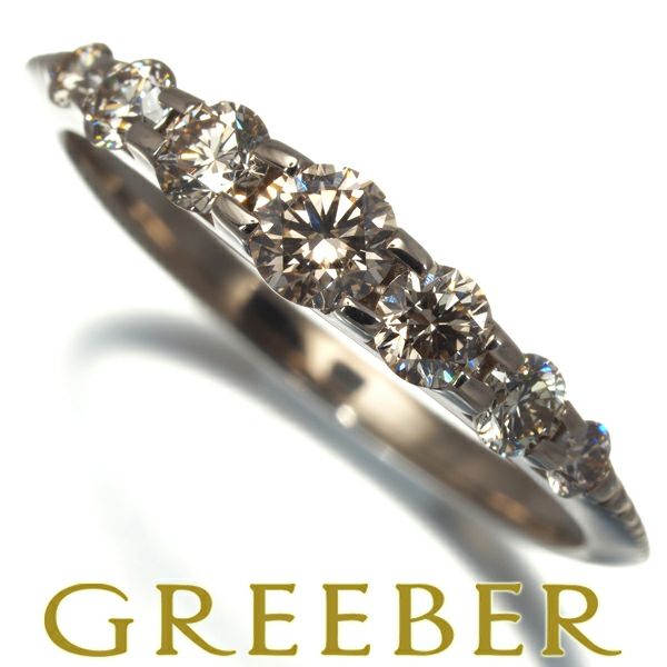 カシケイ リング ダイヤ 0.55ct ネイキッド 12号 K18BG 