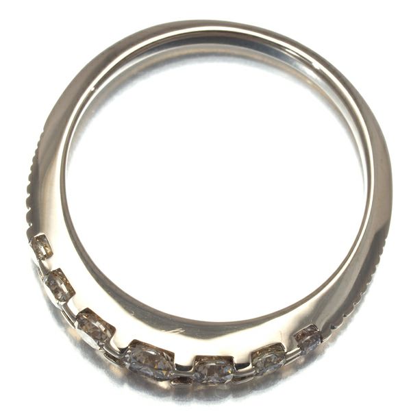 カシケイ リング ダイヤ 0.55ct ネイキッド 12号 K18BG 